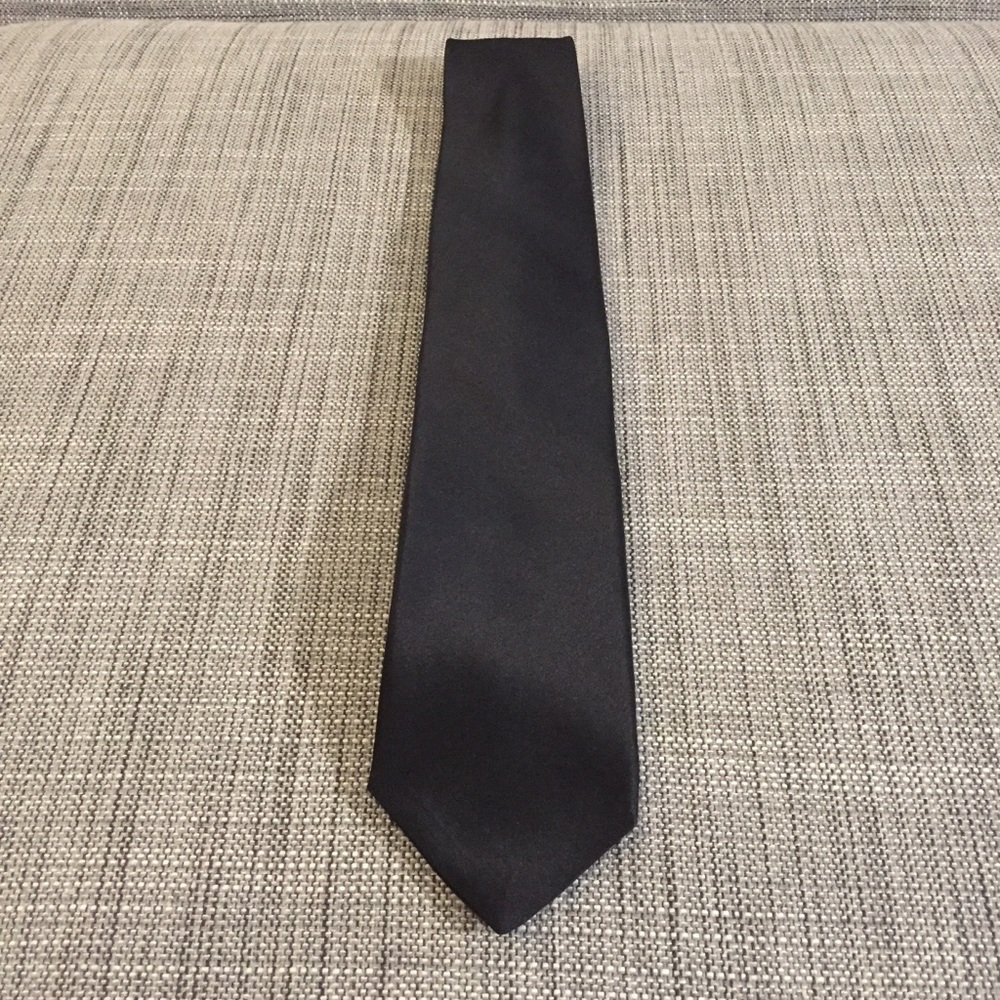 Black Silk Tie